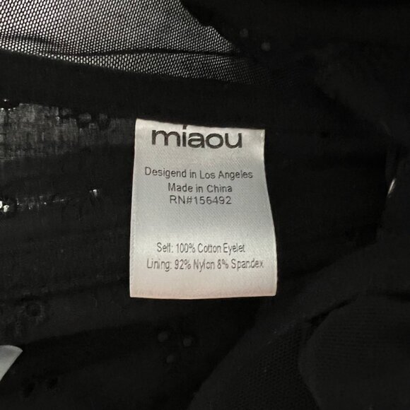 Miaou Deville black eyelet corset. Pefect condition new flaws - Picture 8 of 8